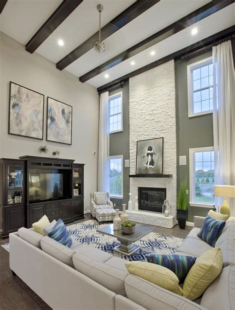 How to Decorate a Living Room with High Ceilings