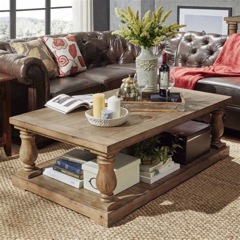 Living Room Decor Ideas with a Vintage Coffee Table